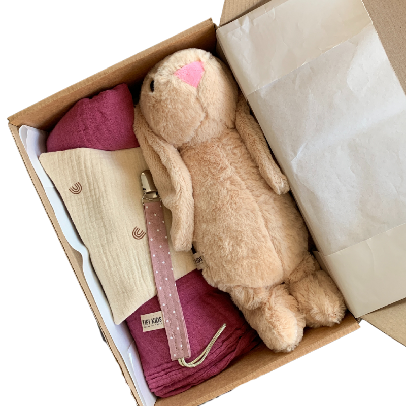 Caja Recién Nacido Burdeo