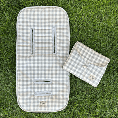 Mudador Impermeable Vichy Gris